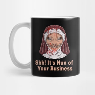 Demon Nun Halloween Mug